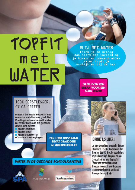 Spadel Topfit met water